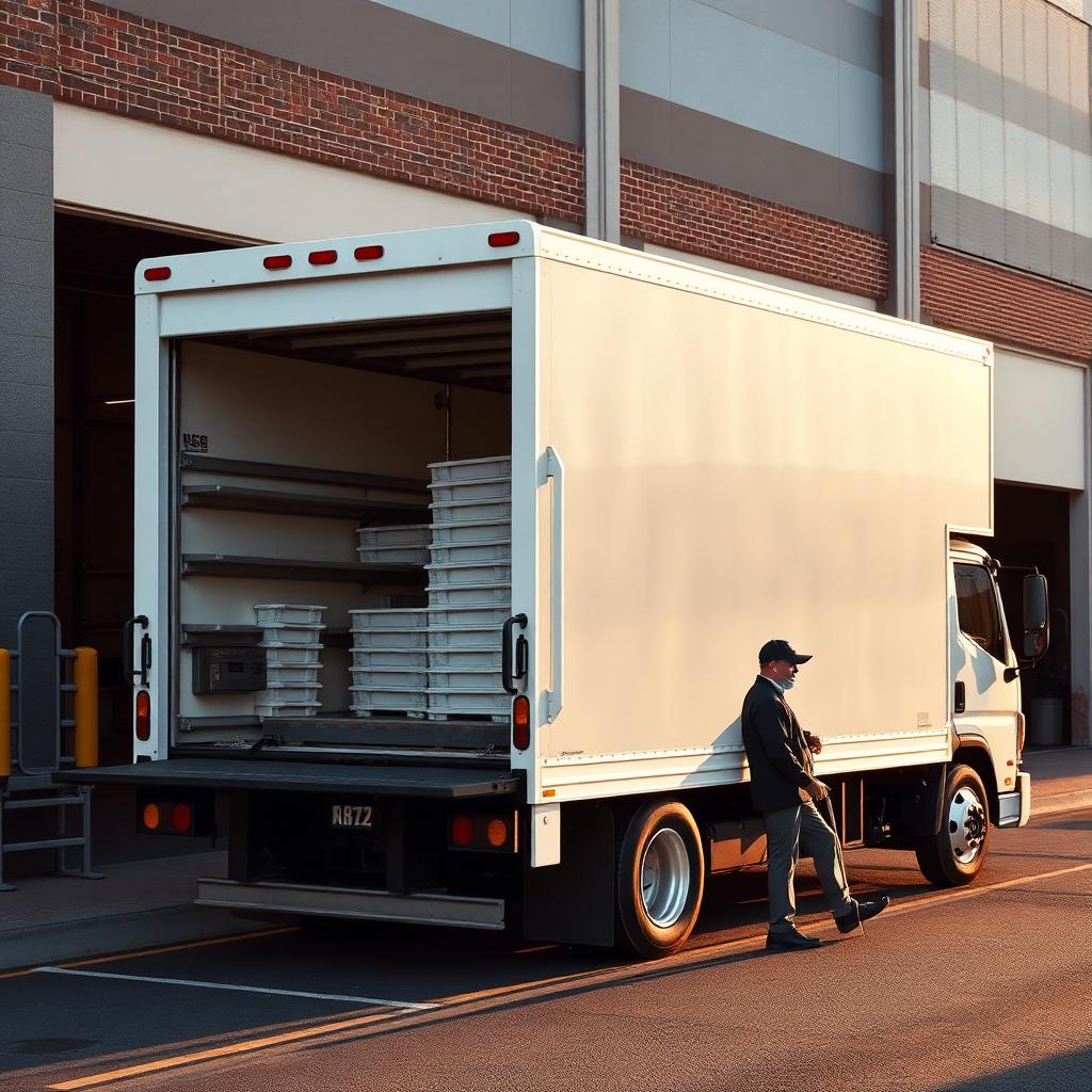 Foodservice packaging in a warehouse
